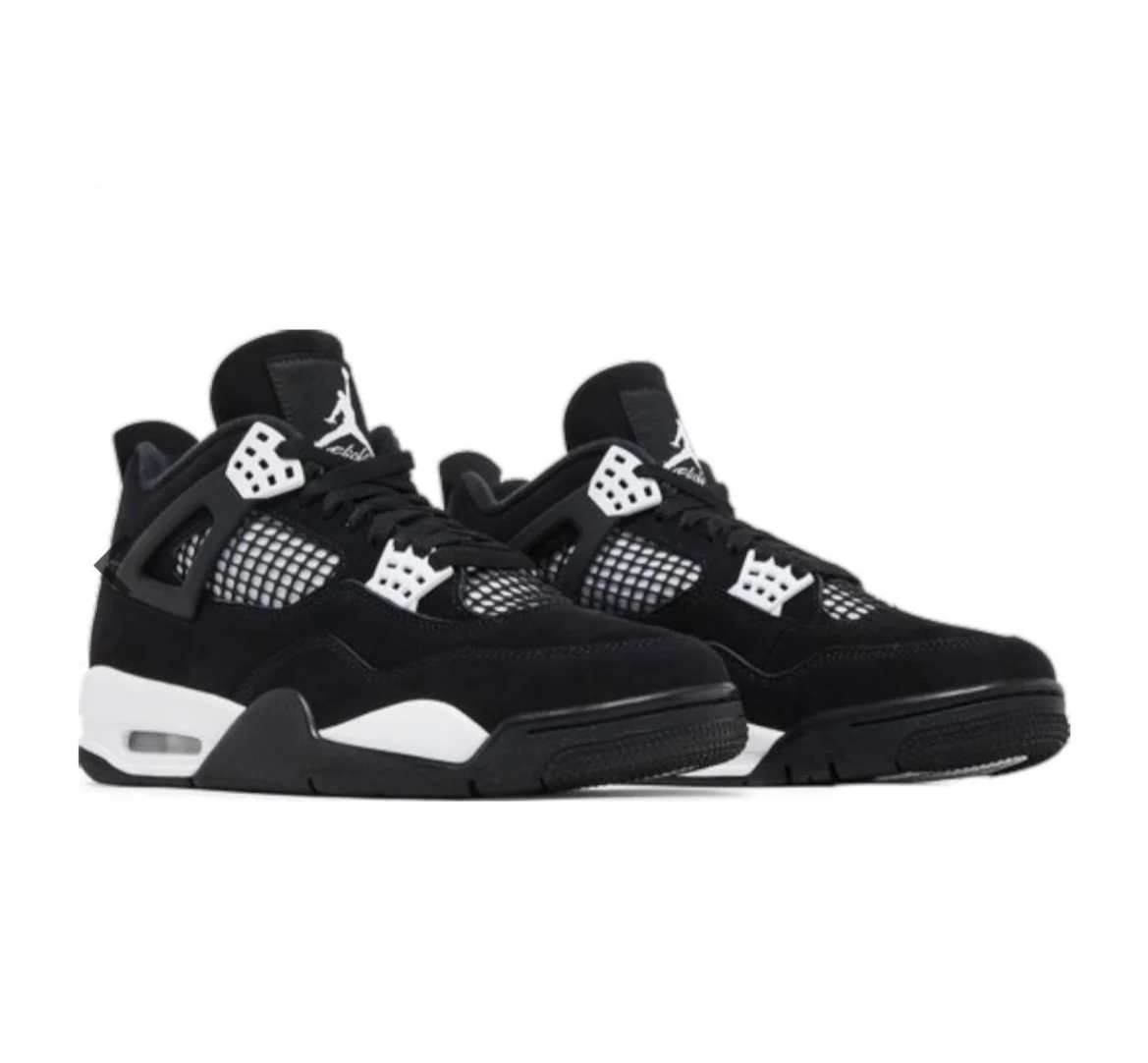Air Jordan 4 Retro “ thunder white “