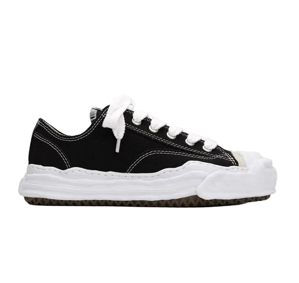 MAISON MIHARA YASUHIRO HANK OG SOLE CANVAS LOW BLACK