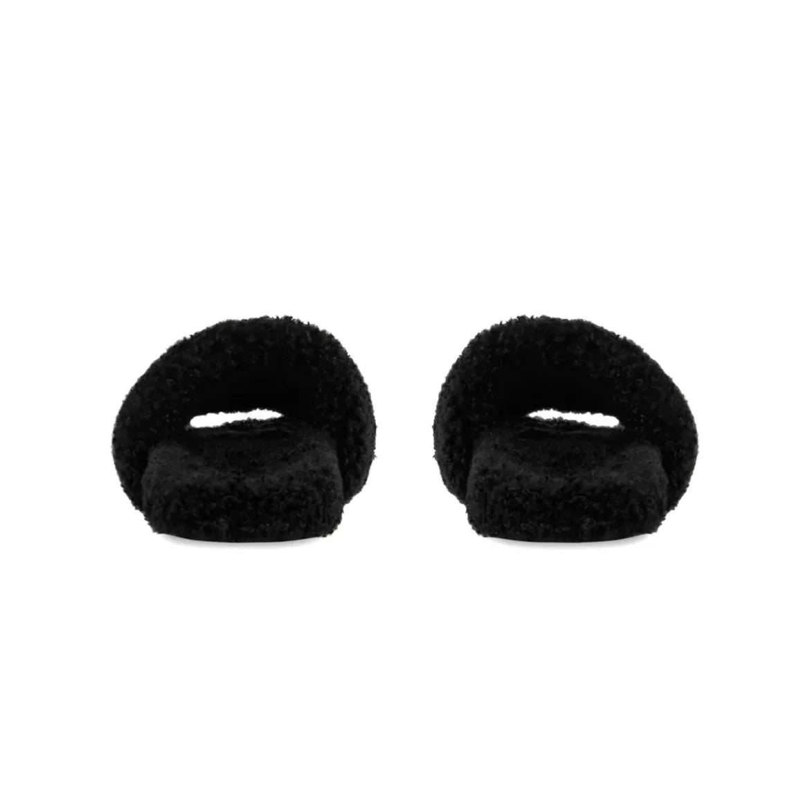 Balenciaga furry slides